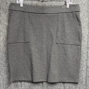 LOFT Charcoal Pencil Skirt